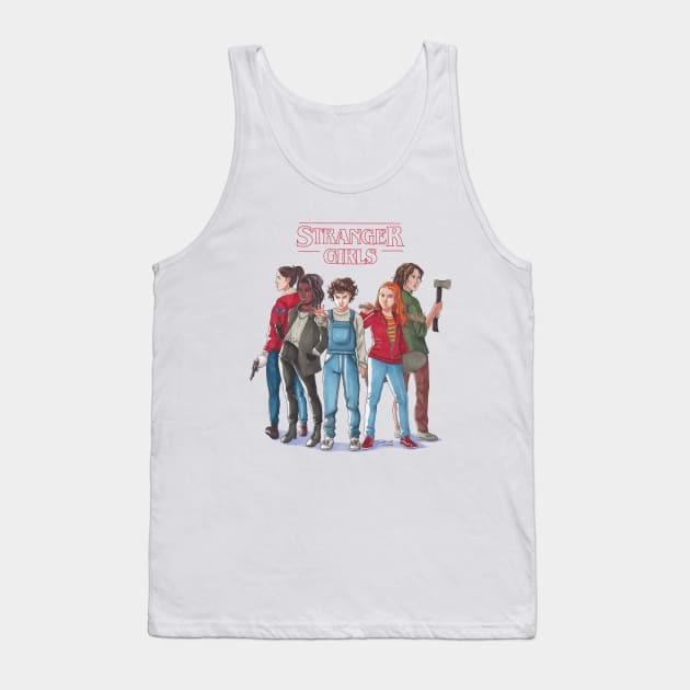 Stranger Girls Tank Top by soletine